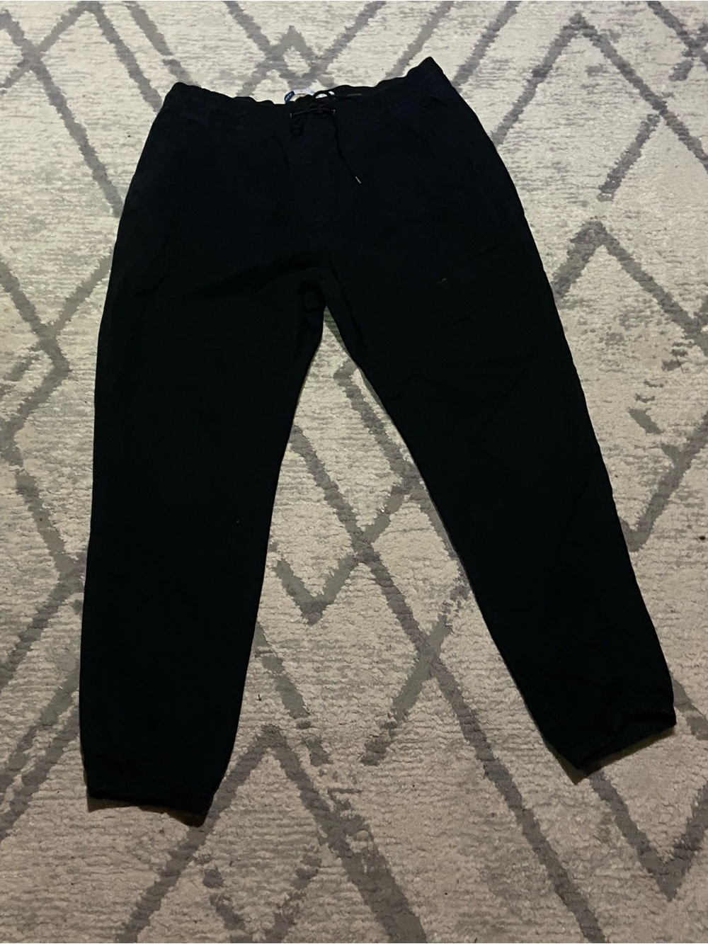 Old Navy Men's Black Joggers - Drawstring Waist